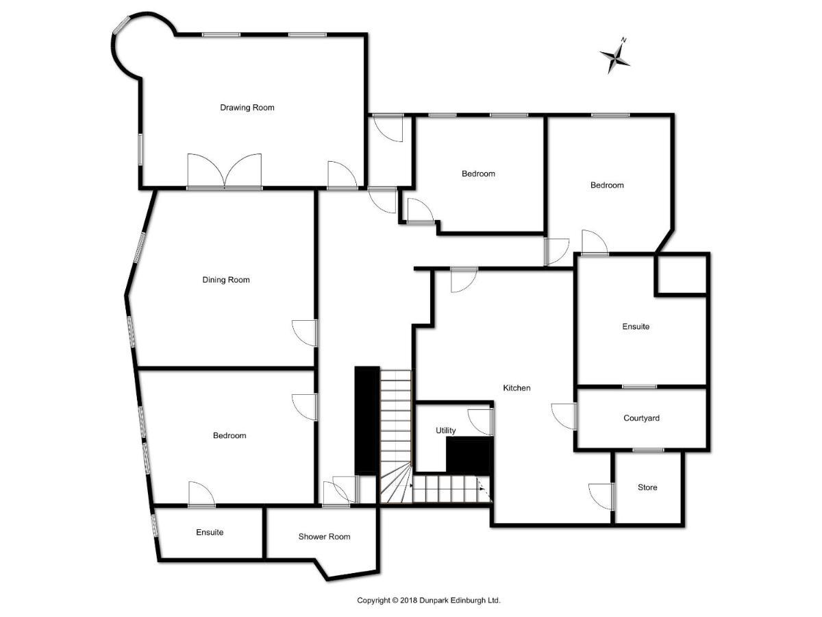 Elegant 3-Bedroom Ramsay Garden Apartment In Edinburgh City Centre Exterior photo